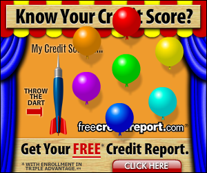 Freecreditreport.com Banner Ad Example