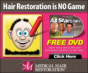 Medical Hair Restoration Banner Ad Example