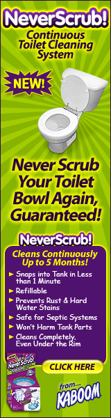 NeverScrub Banner Ad Example