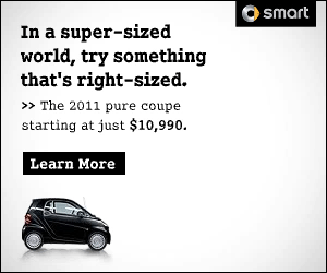 Smart Car Banner Ad Example