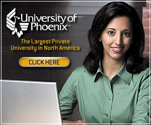 University of Phoenix Banner Ad Example